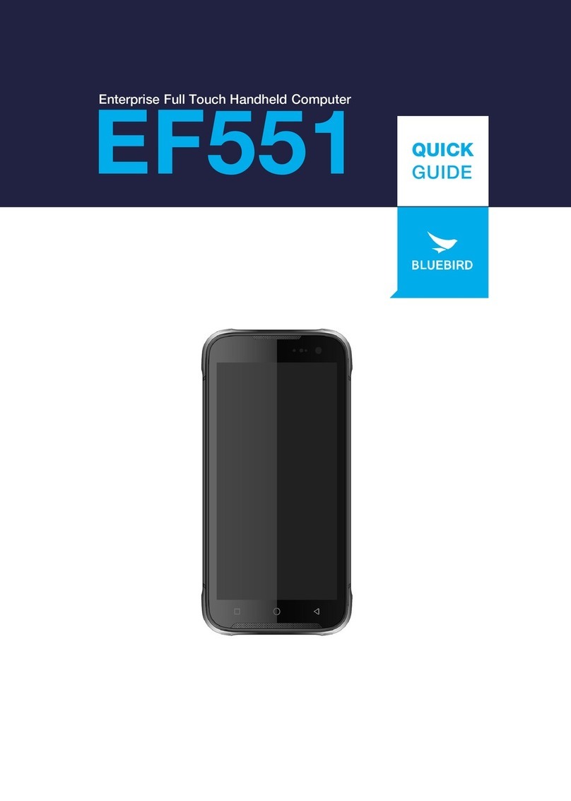 Bluebird EF551 User manual