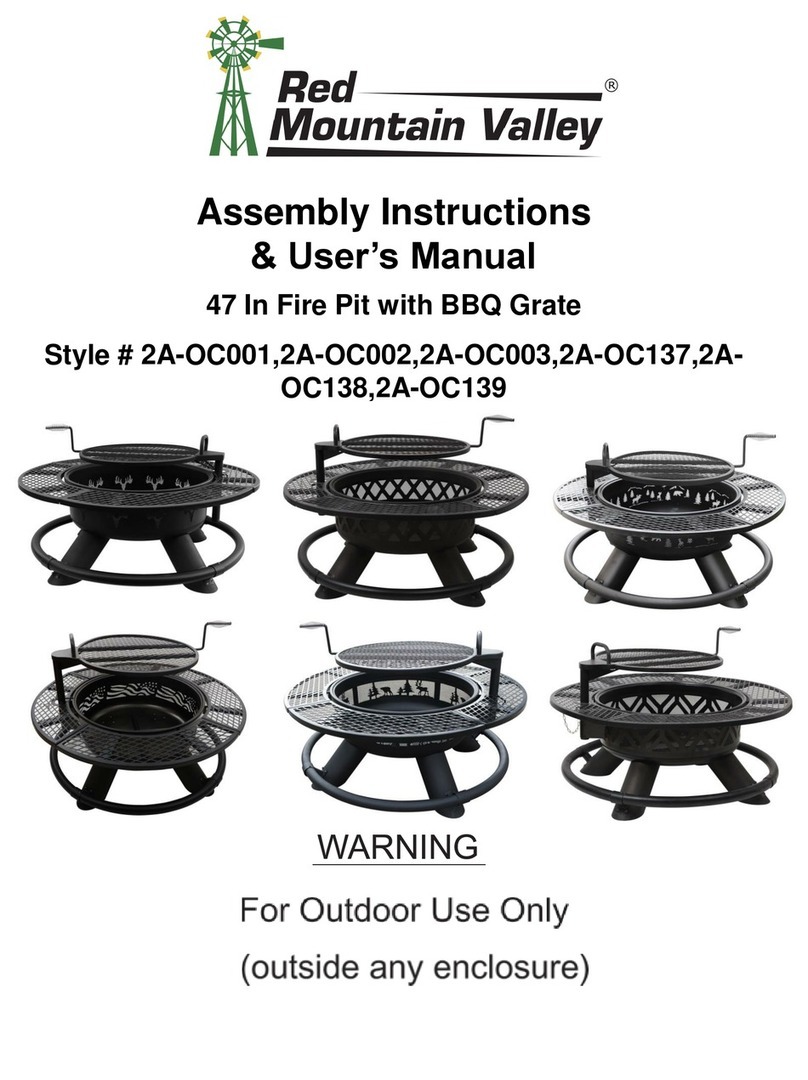 Red Mountain Valley 2A-OC001 Assembly instructions & user manual Red Mountain Valley 2A-OC001 Assembly instructions & user manual