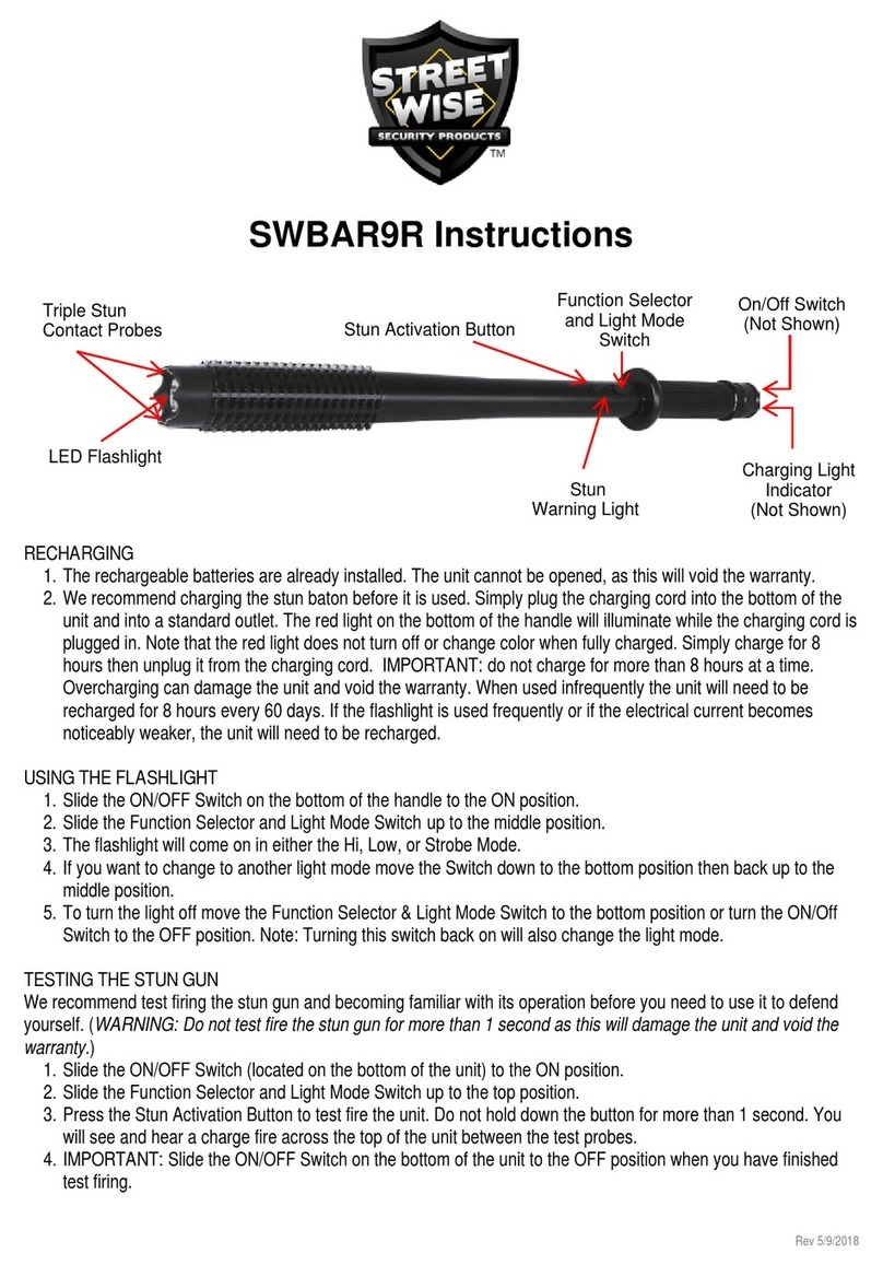 STREET WISE SWBAR9R instructions