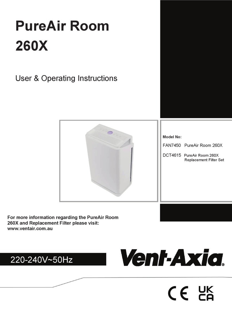 Vent-Axia DCT4615 Operation instructions