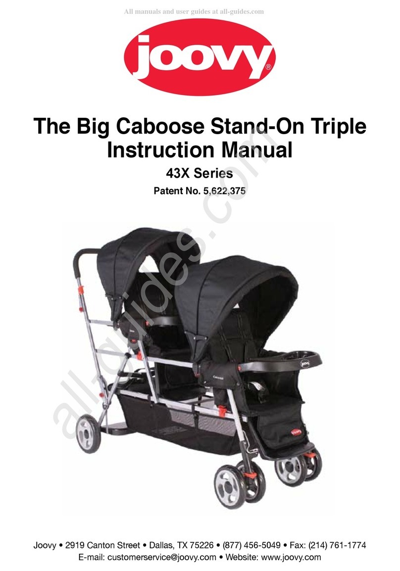 Joovy The Big Caboose Stand-On Triple 43X Series User manual