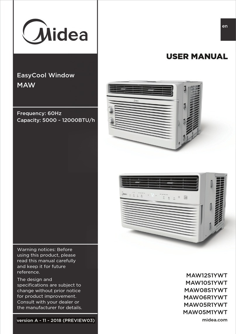 Midea EasyCool Window MAW Series User manual