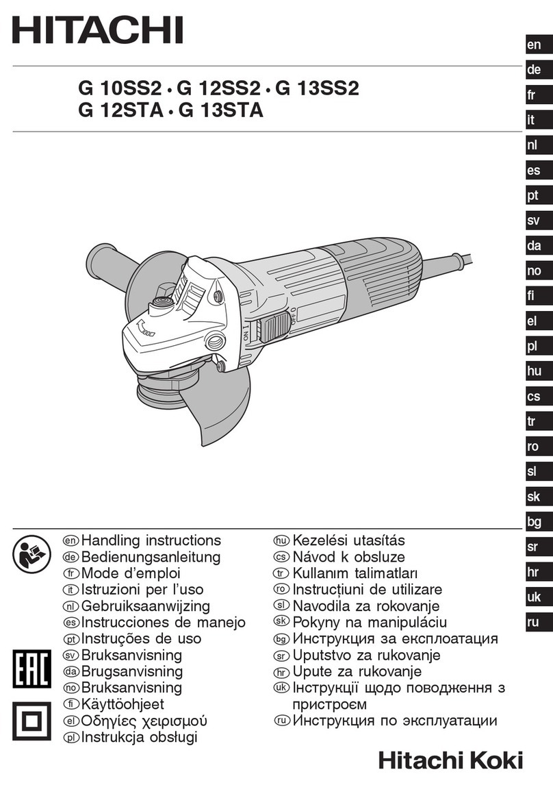 Hitachi G 12STA User manual