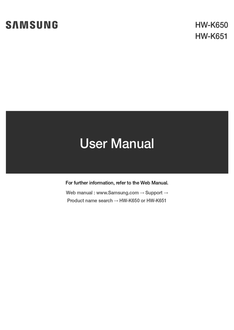 Samsung HW-K650 User manual