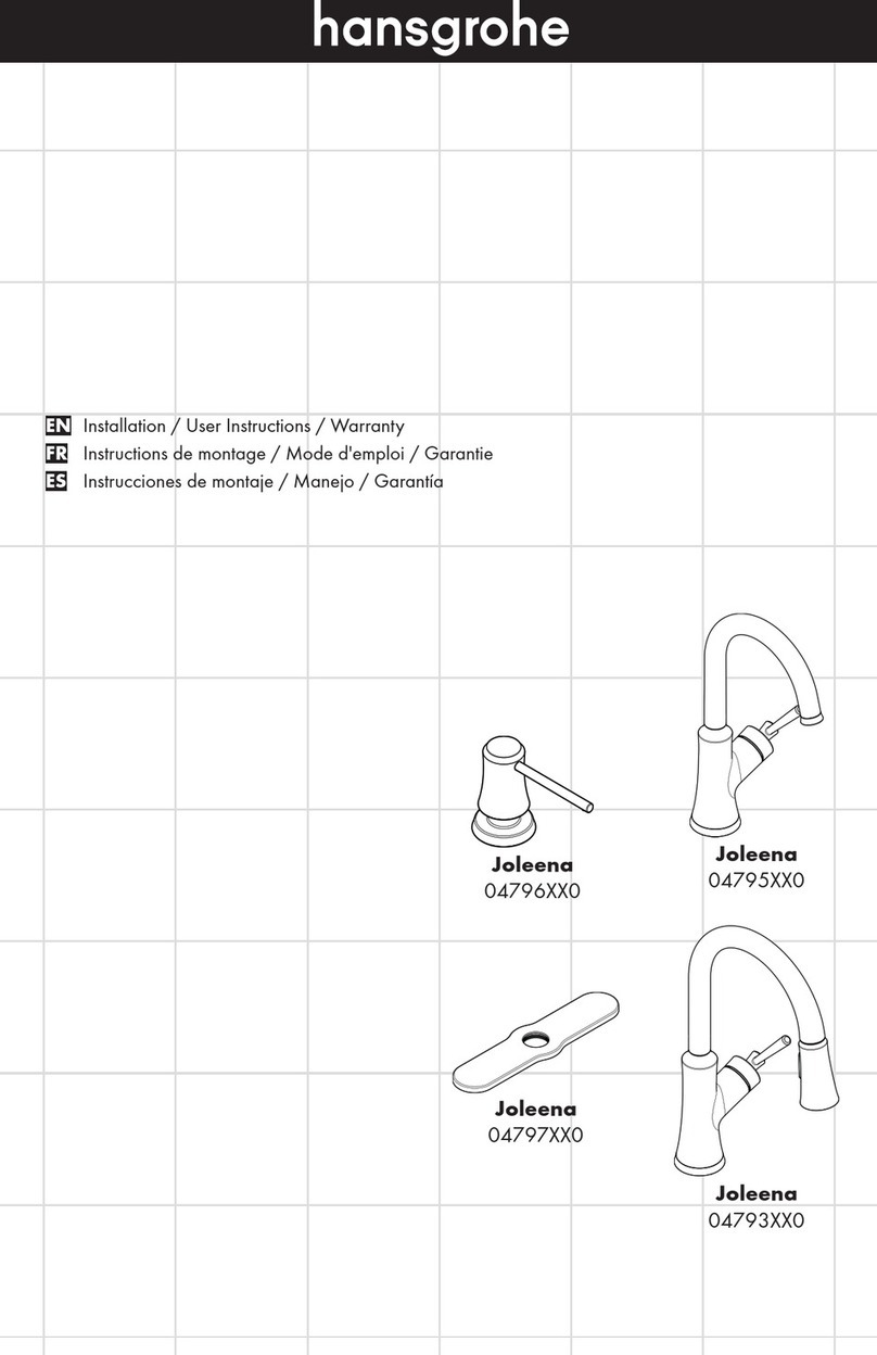 Hans Grohe Joleena 04795 0 Series Instruction Manual