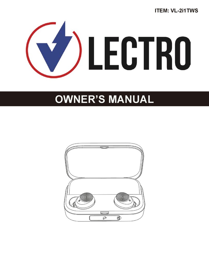 Vlectro VL-2i1TWS owner's manual