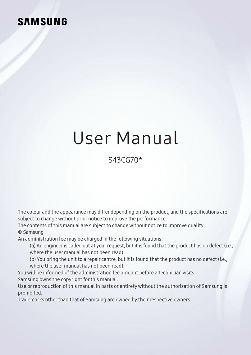 Samsung Odyssey Neo G7 S43CG70 Series User manual