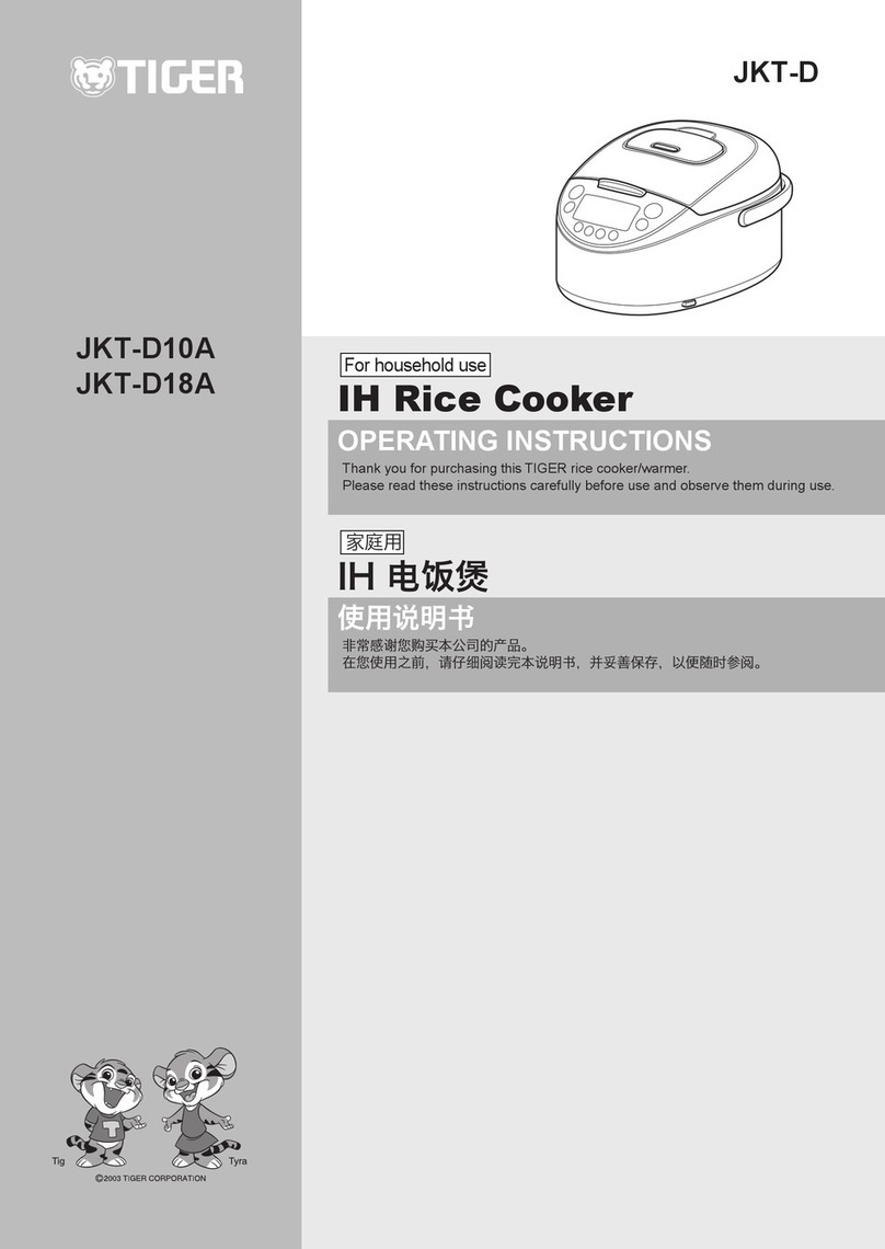 Tiger JKT-D10A User manual Tiger JKT-D10A User manual