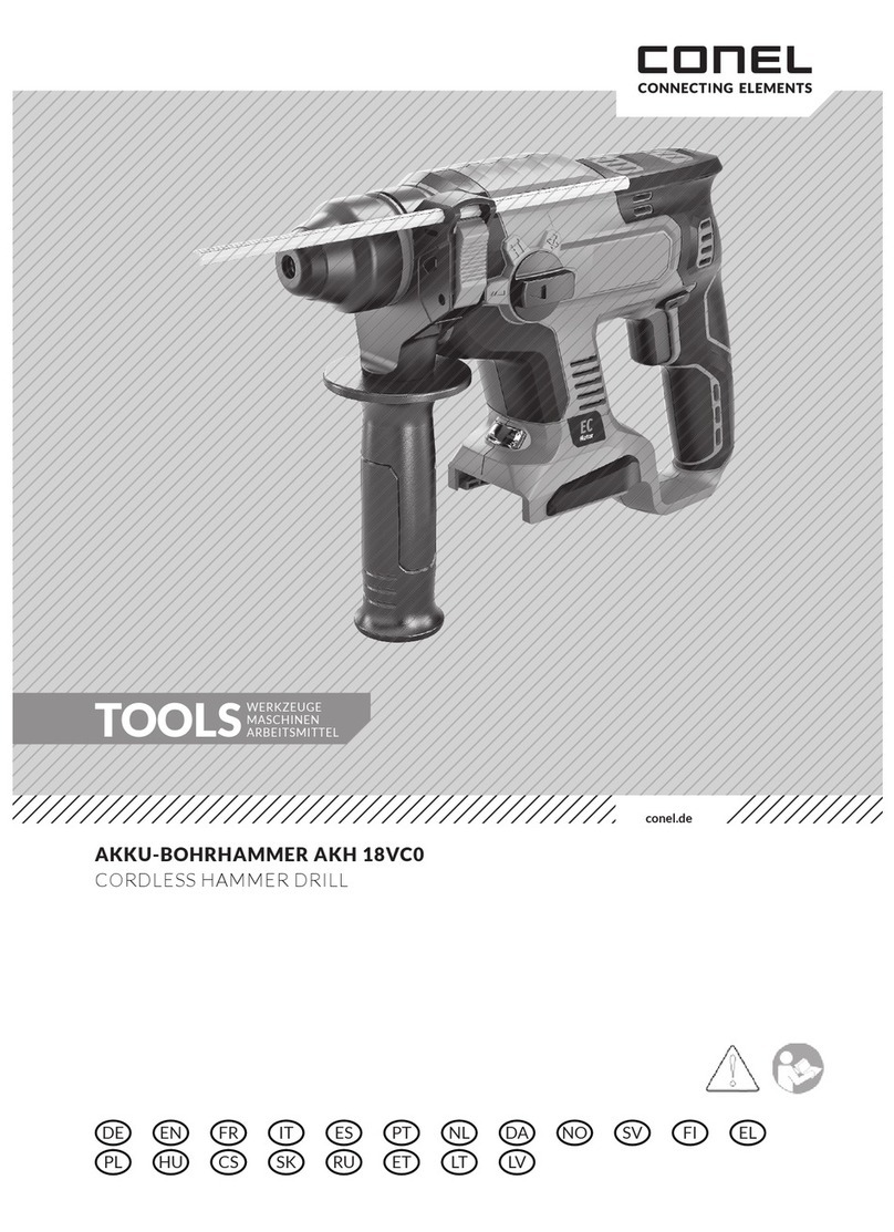 Conel AKH 18VC0 User manual