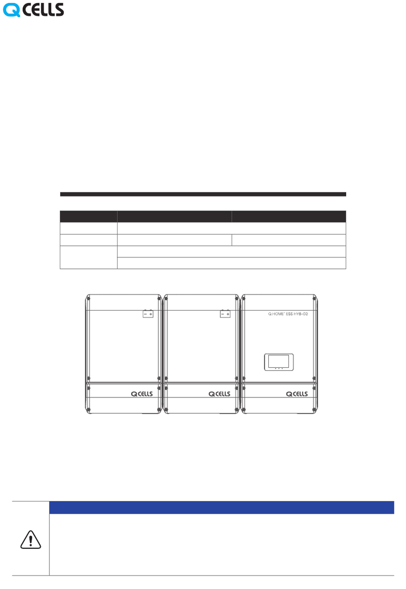 Qcells Q.HOME+ ESS HYB-G2 User manual