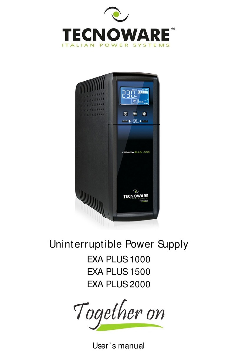Tecnoware EXA PLUS 1000 User manual