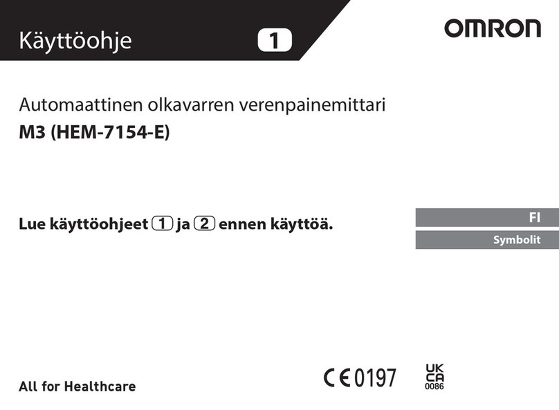 Omron M3 Intellisense User manual Omron M3 Intellisense User manual