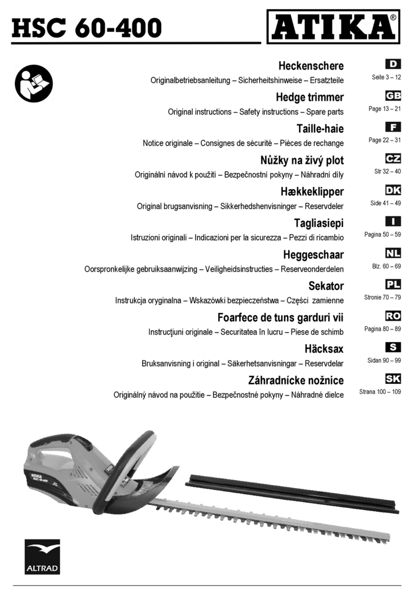 ATIKA HSC 60-400 User manual ATIKA HSC 60-400 User manual
