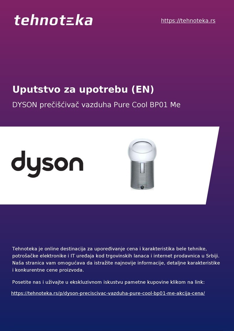 Dyson Pure Cool me BP01 user guide