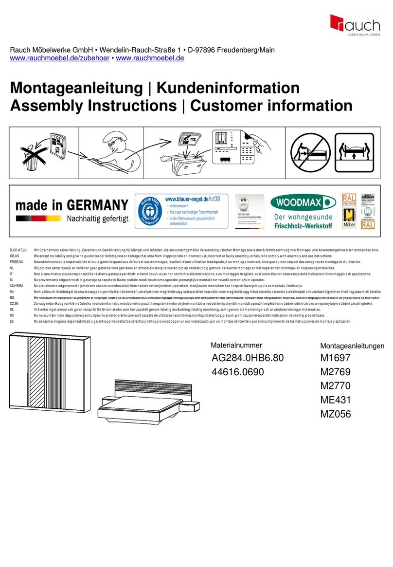 Rauch Lamella M2769 User manual