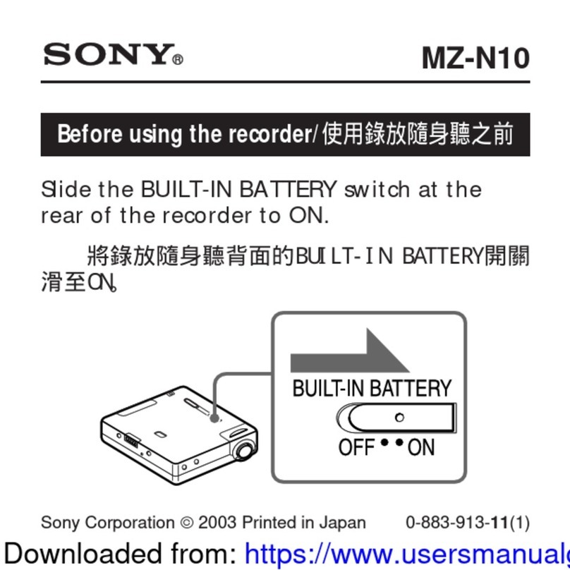 Yamaha MZ-N10 User manual