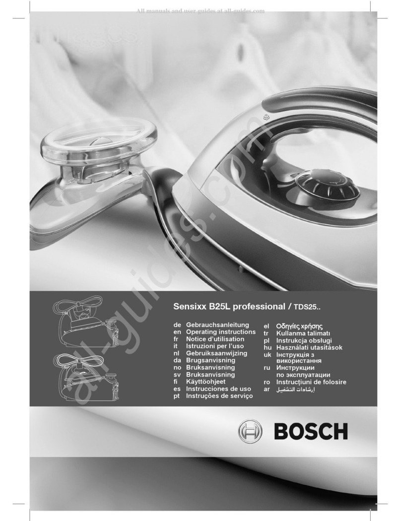 Bosch TDS25 Series operating instructions