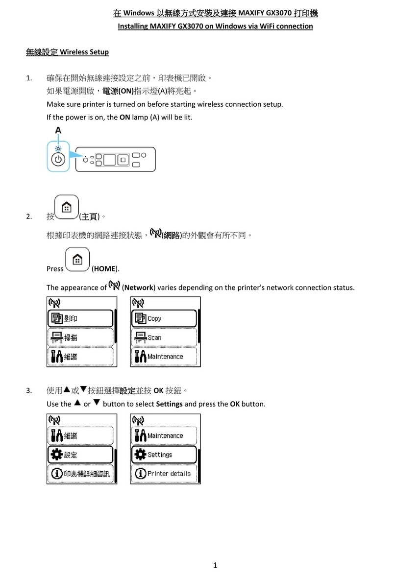 Canon MAXIFY GX3070 Instruction Manual