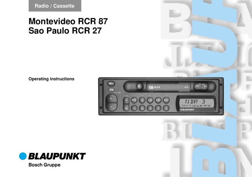 Blaupunkt Montevideo RCR 87 User manual