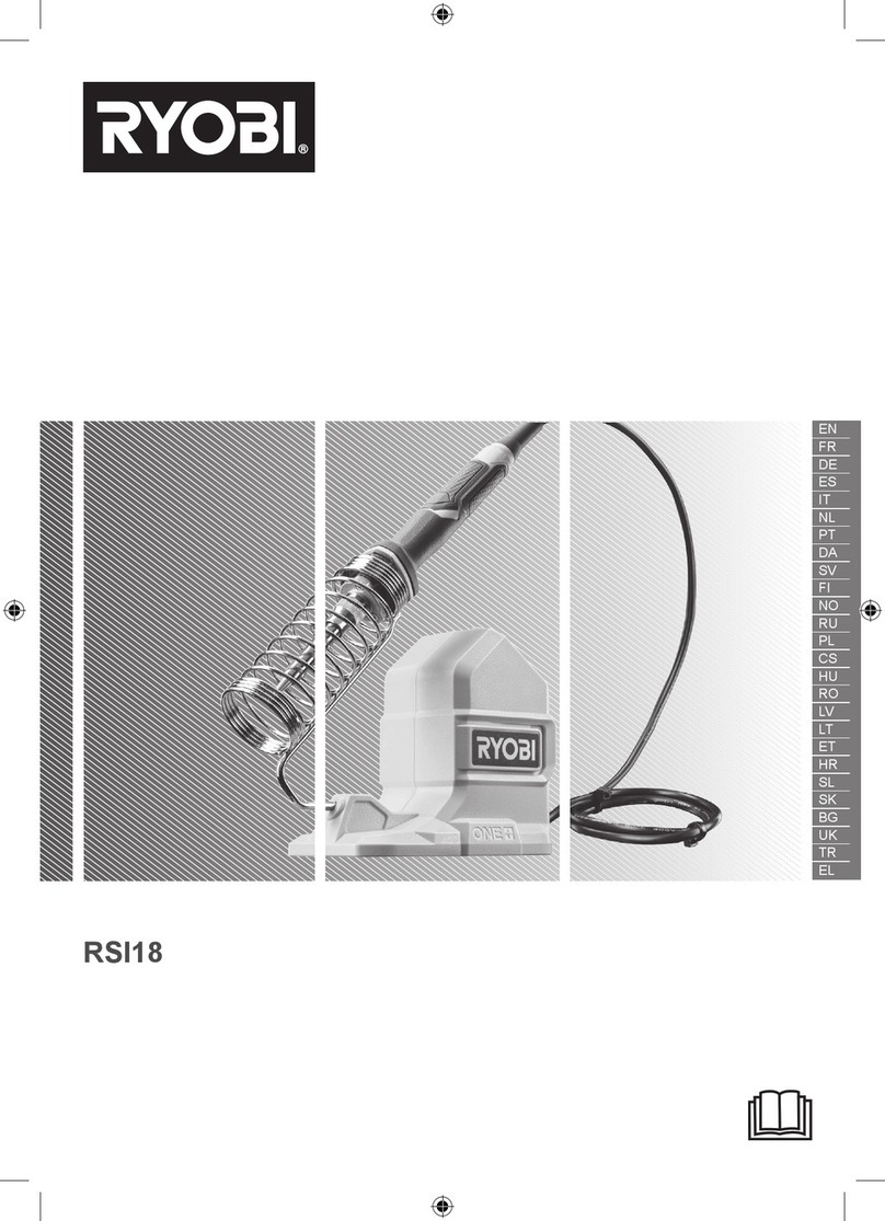 Ryobi ONE+ RSI18 User manual