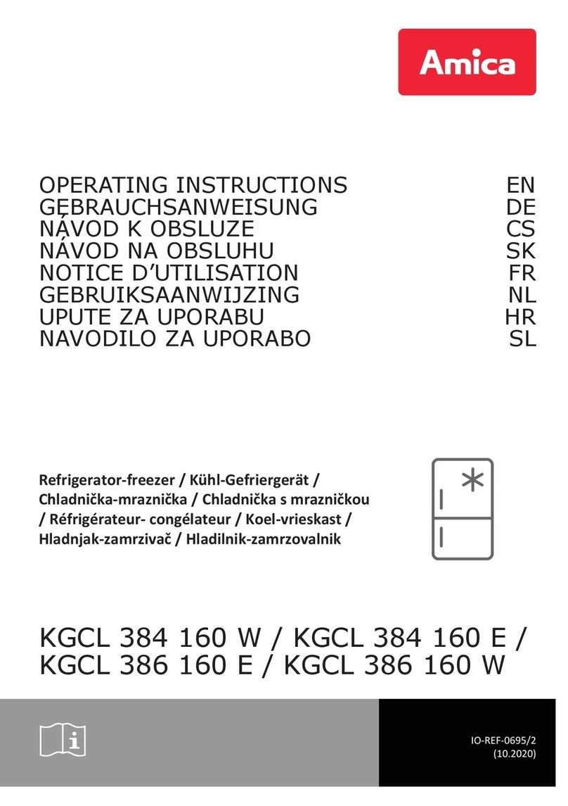 Amica KGCL 384 160 W operating instructions