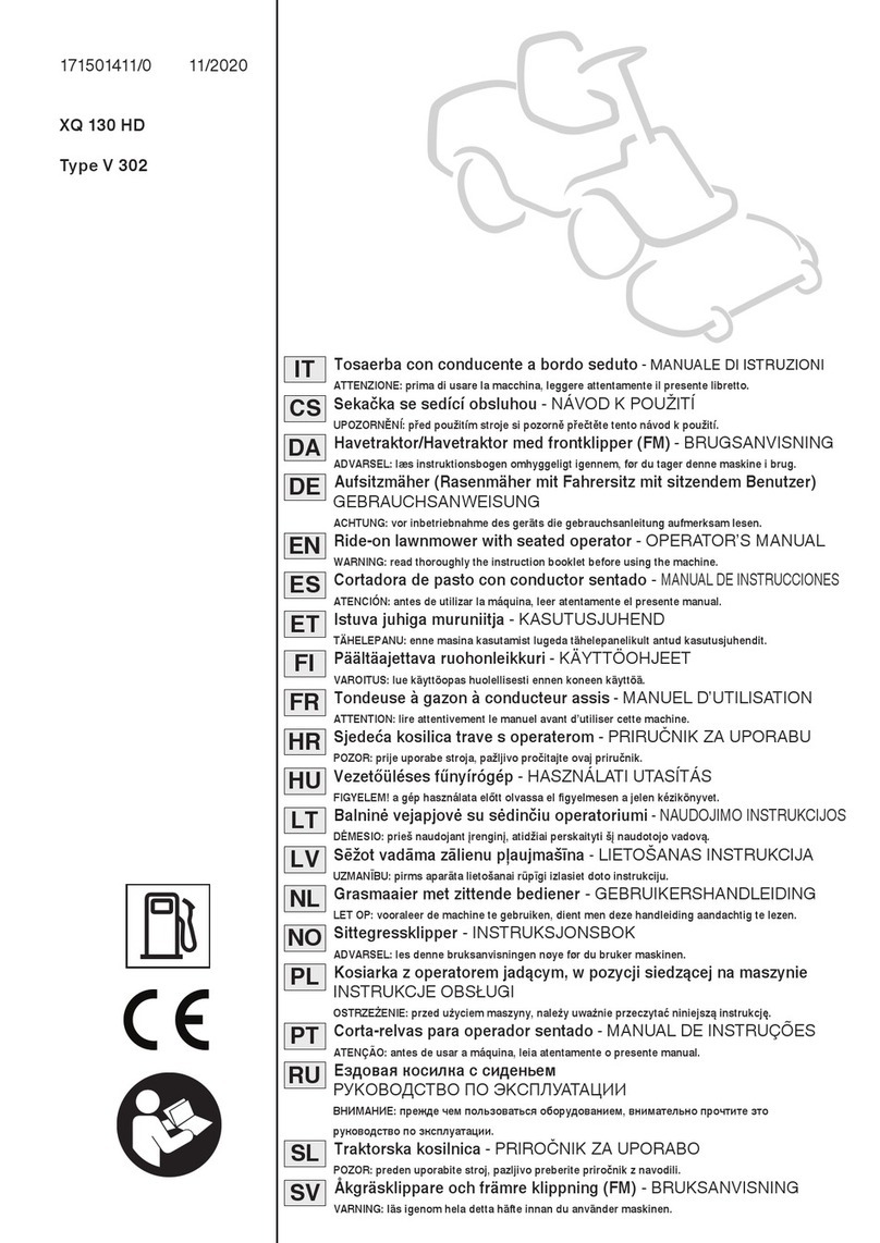 Stiga XQ 130 HD V 302 User manual