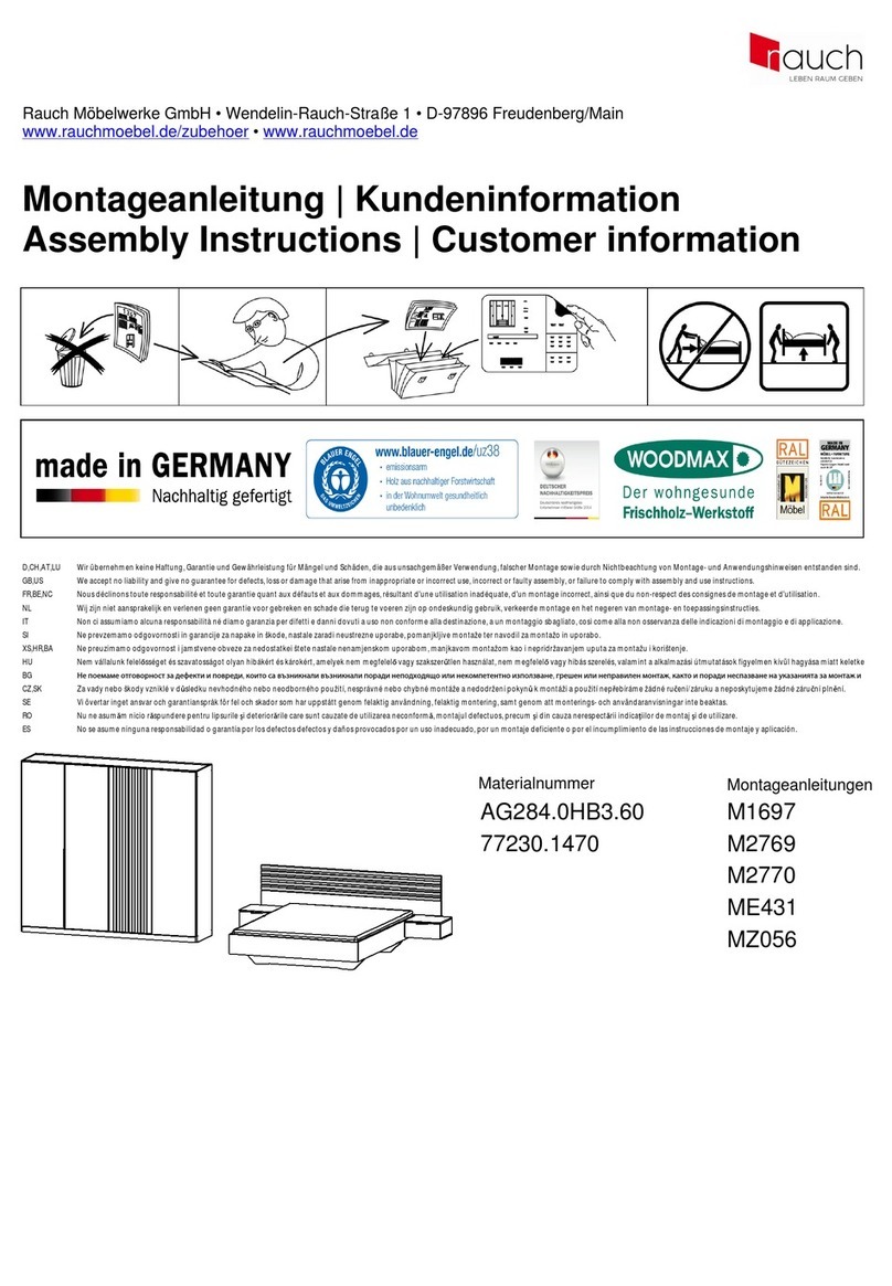 Rauch Lamella M2770 Assembly instructions