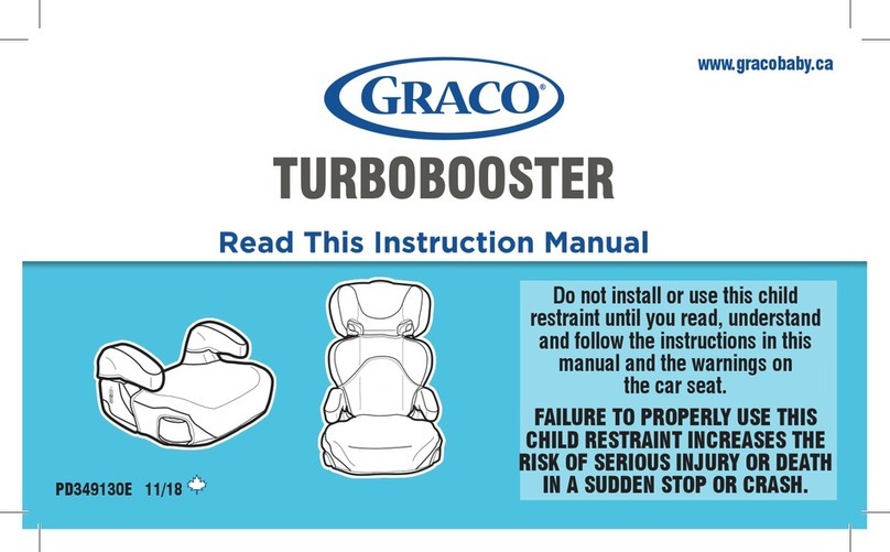 Graco TURBOBOOSTER PD349130E User manual