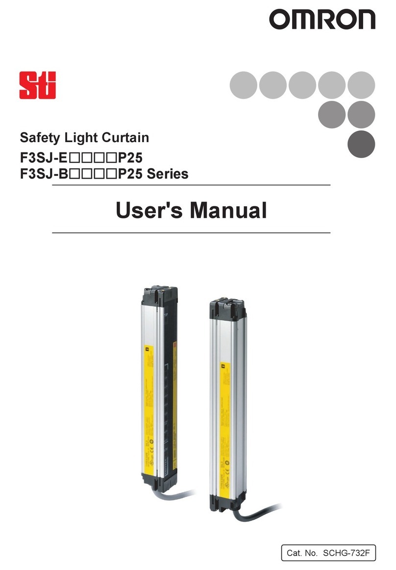 Omron F3SJ-E**P25 Series User manual