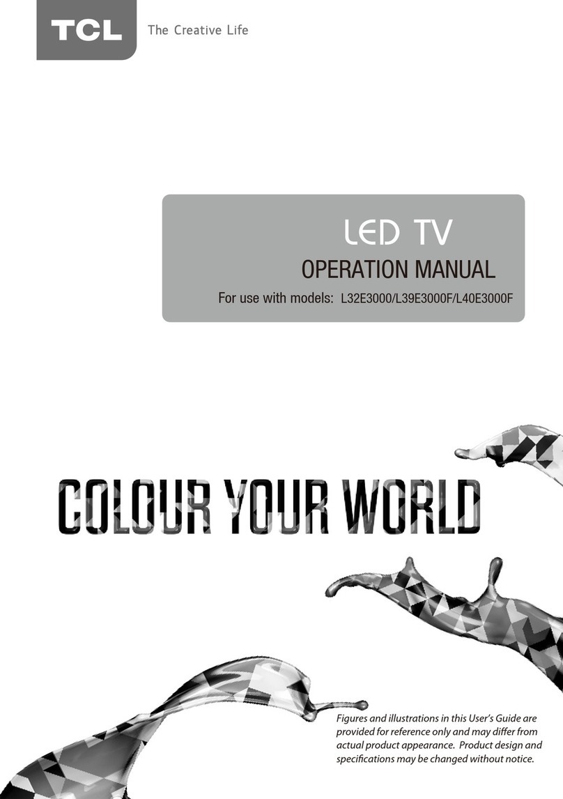 TCL L39E3000F User manual