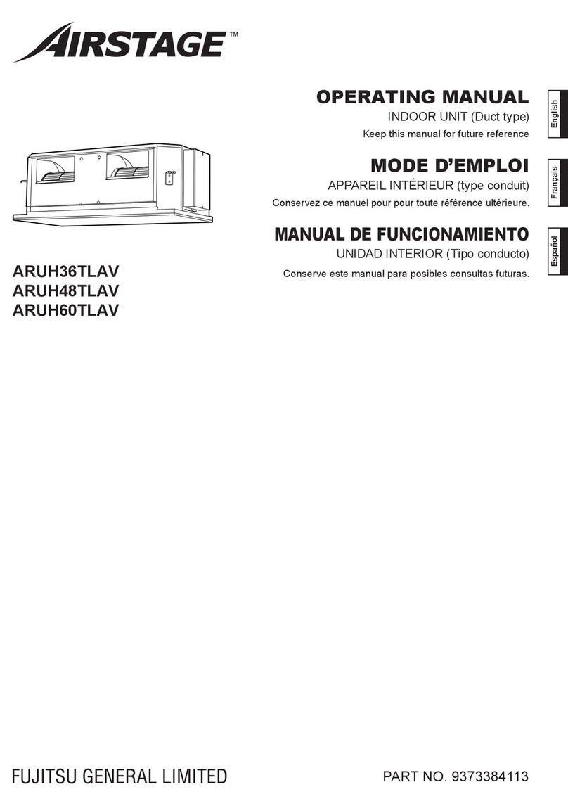 Fujitsu Airstage VR-II ARUH48TLAV User manual