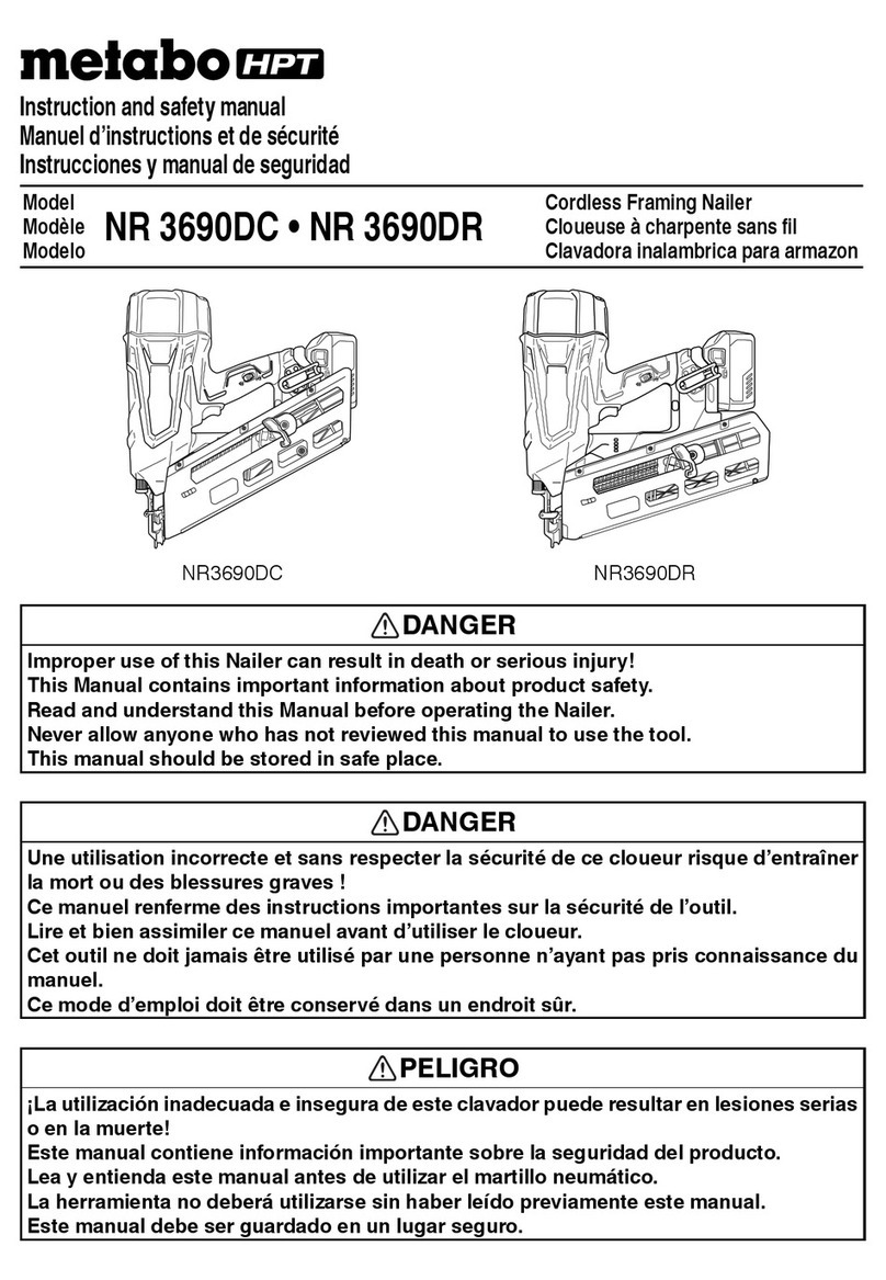 Metabo HPT NR 3690DC Instruction Manual