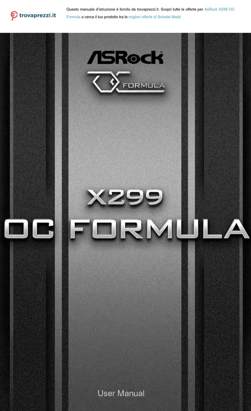 ASROCK OC FORMULA X299 user manual