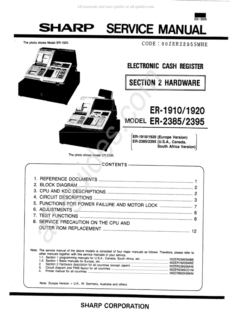 Sharp ER-1920 User manual