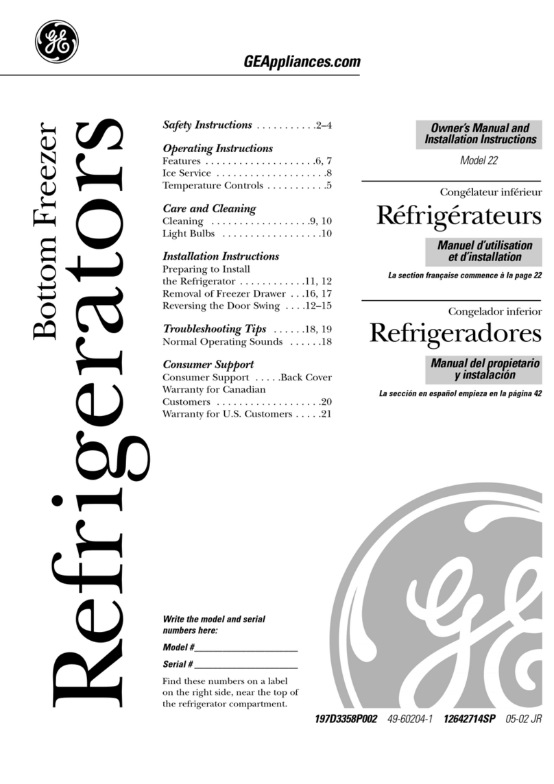 GE 22 Operating instructions