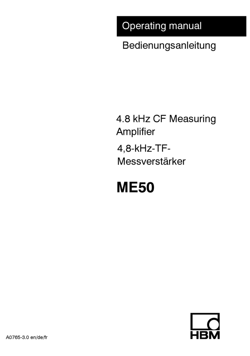 HBM ME50 User manual