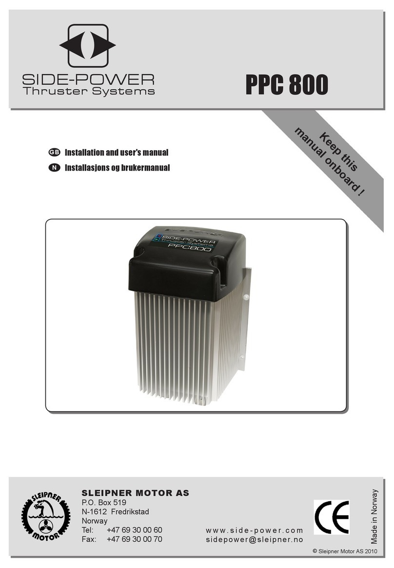 Side-Power PPC 800 User manual