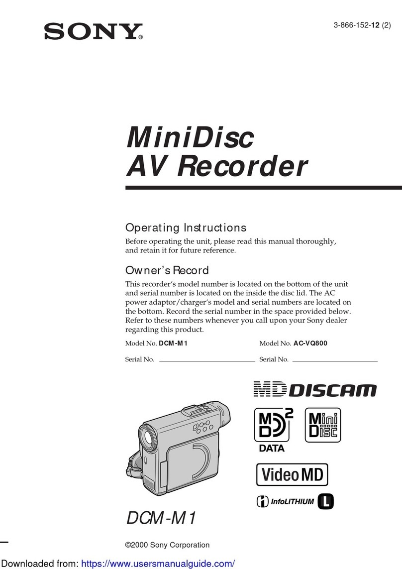 Sony DCM -M 1 User manual