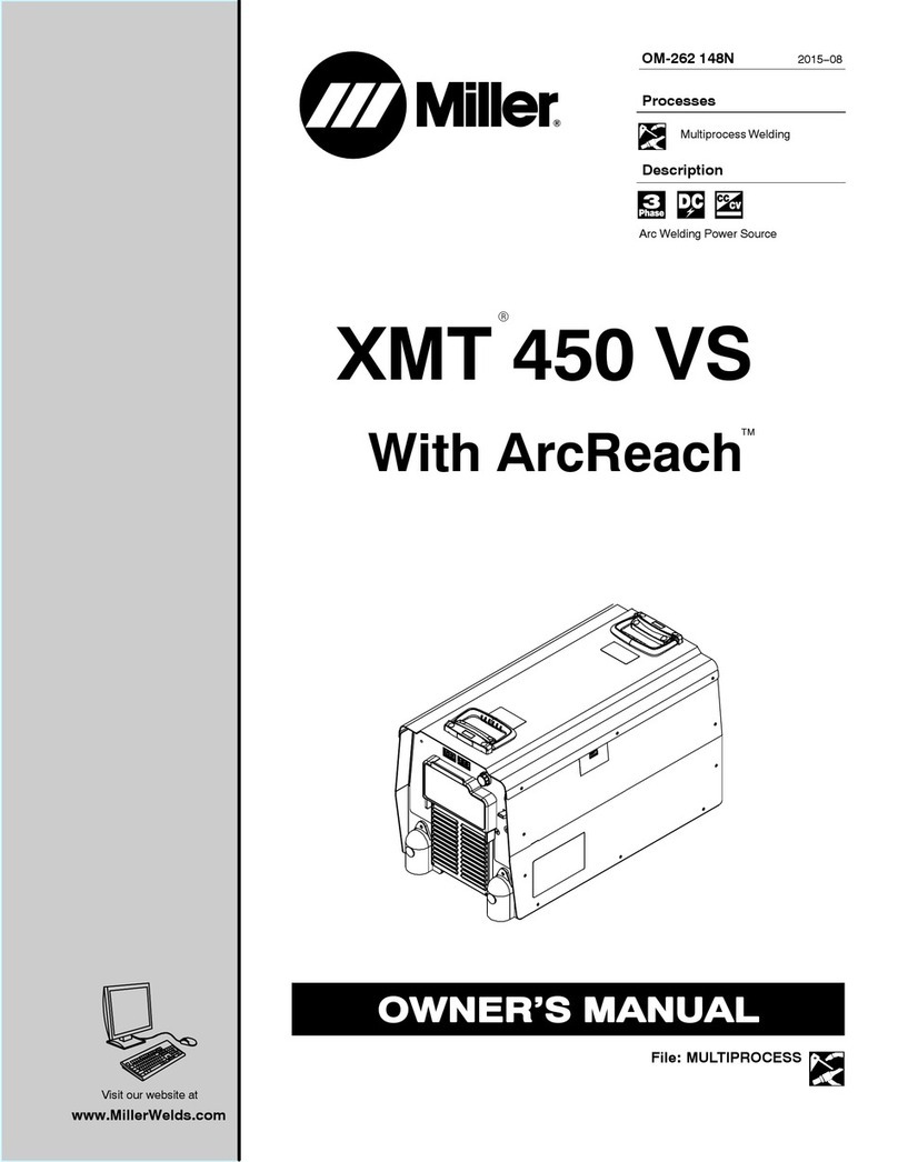 Miller XMT 450 VS owner's manual