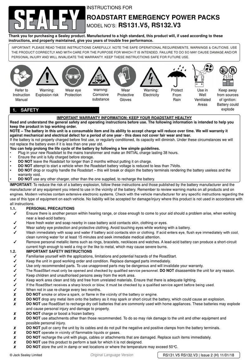 Sealey RS131.V5 instructions
