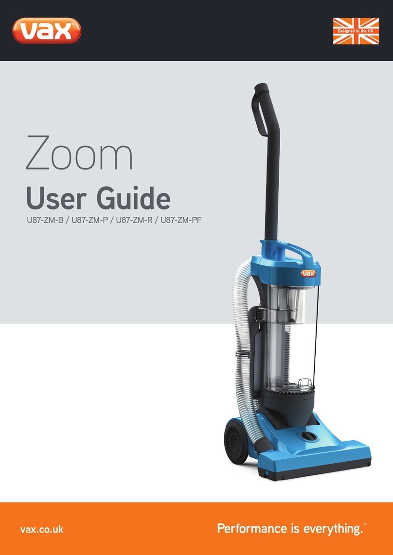 Vax Zoom U87-ZM-B User manual