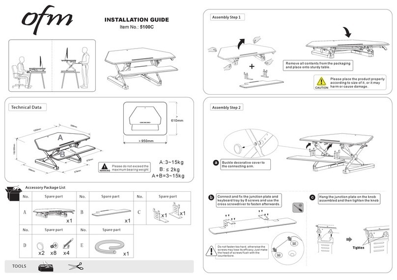 OFM 5100C installation guide OFM 5100C installation guide