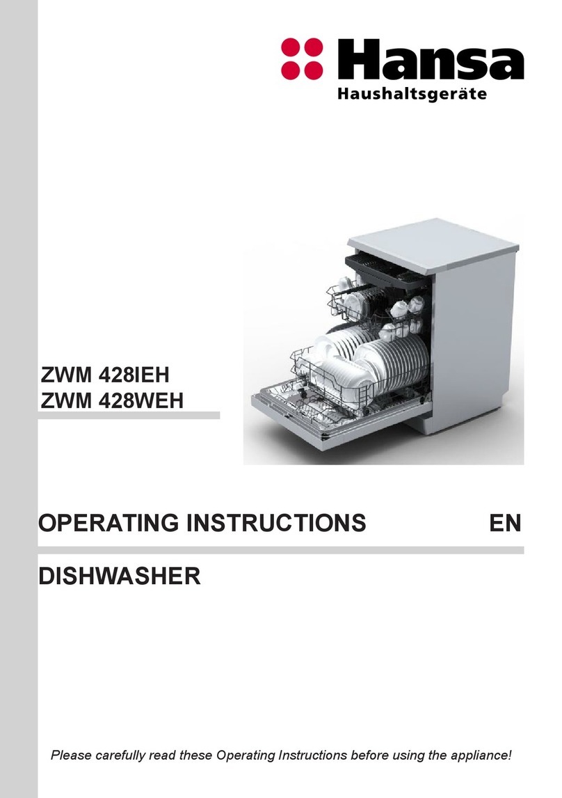 Hansa ZWM 428IEH User manual Hansa ZWM 428IEH User manual