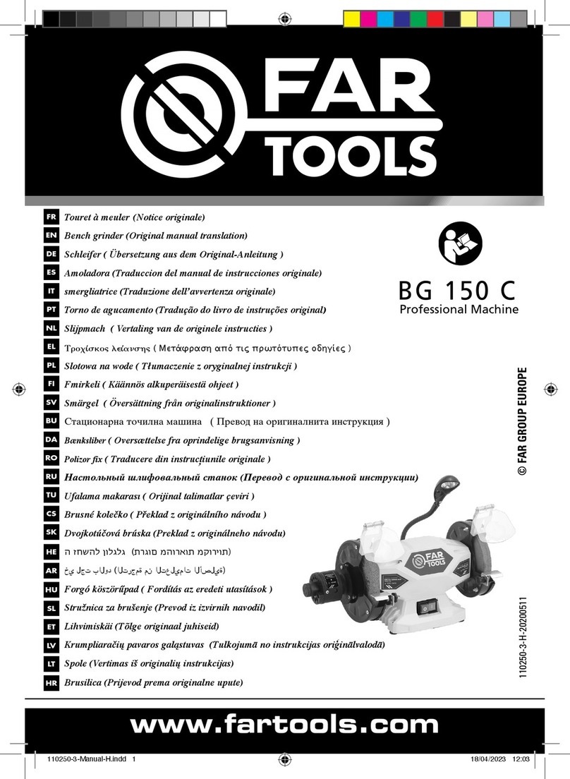 Far Tools BG 150 C Use and care manual