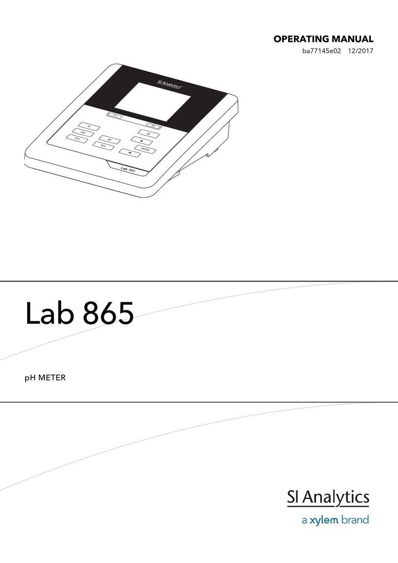 Xylem SI Analytics Lab 865 User manual
