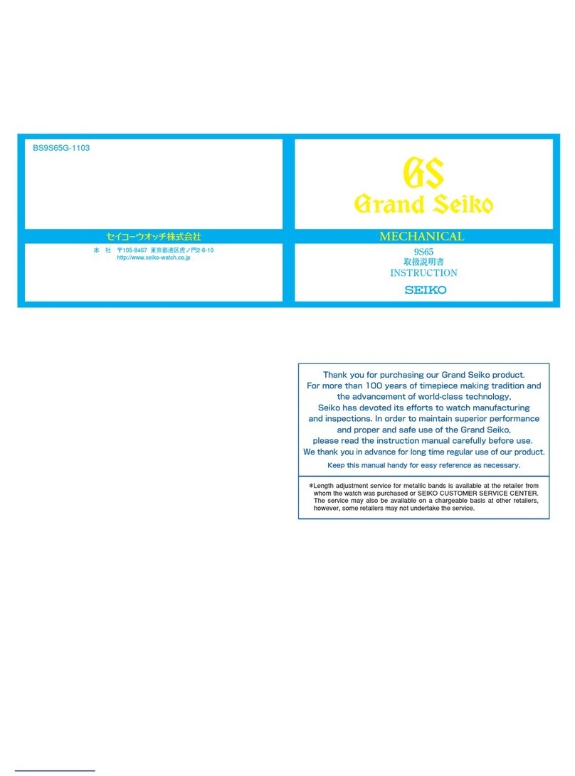 Grand Seiko 9S65 instructions