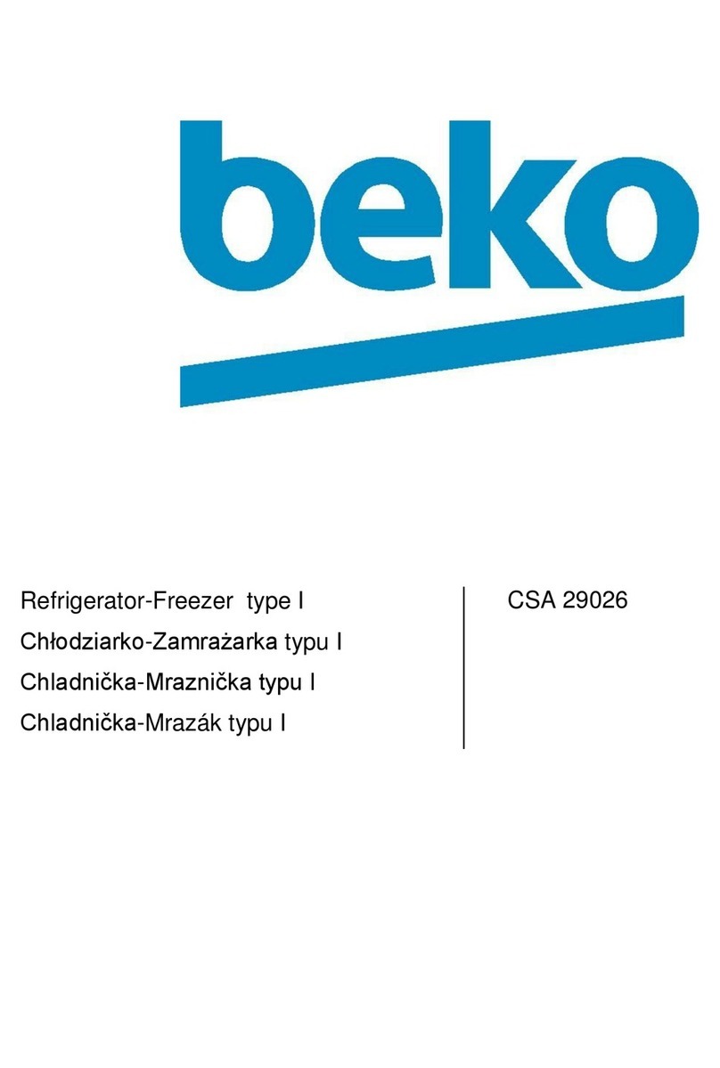 Beko CSA 29026 User manual