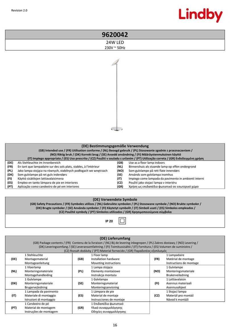 Lindby 9620042 quick start guide