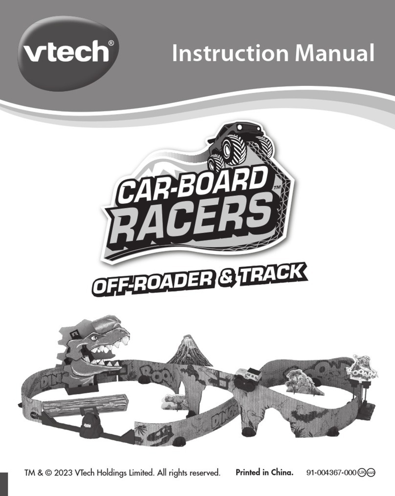 V-tech CAR-BOARD RACERS OFF-ROADER & TRACK User manual
