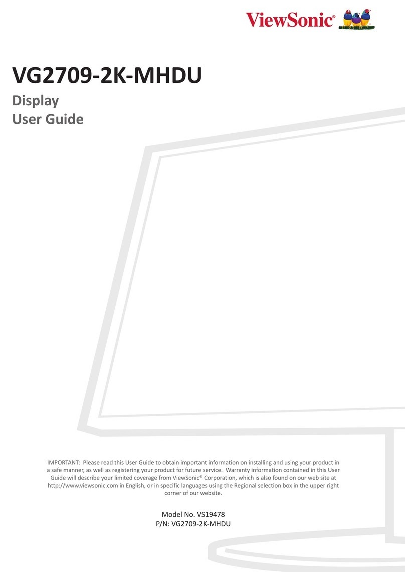 ViewSonic VG2709-2K-MHDU User manual